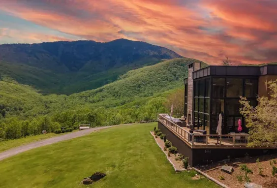 Another exterior view of The Redstone Estate