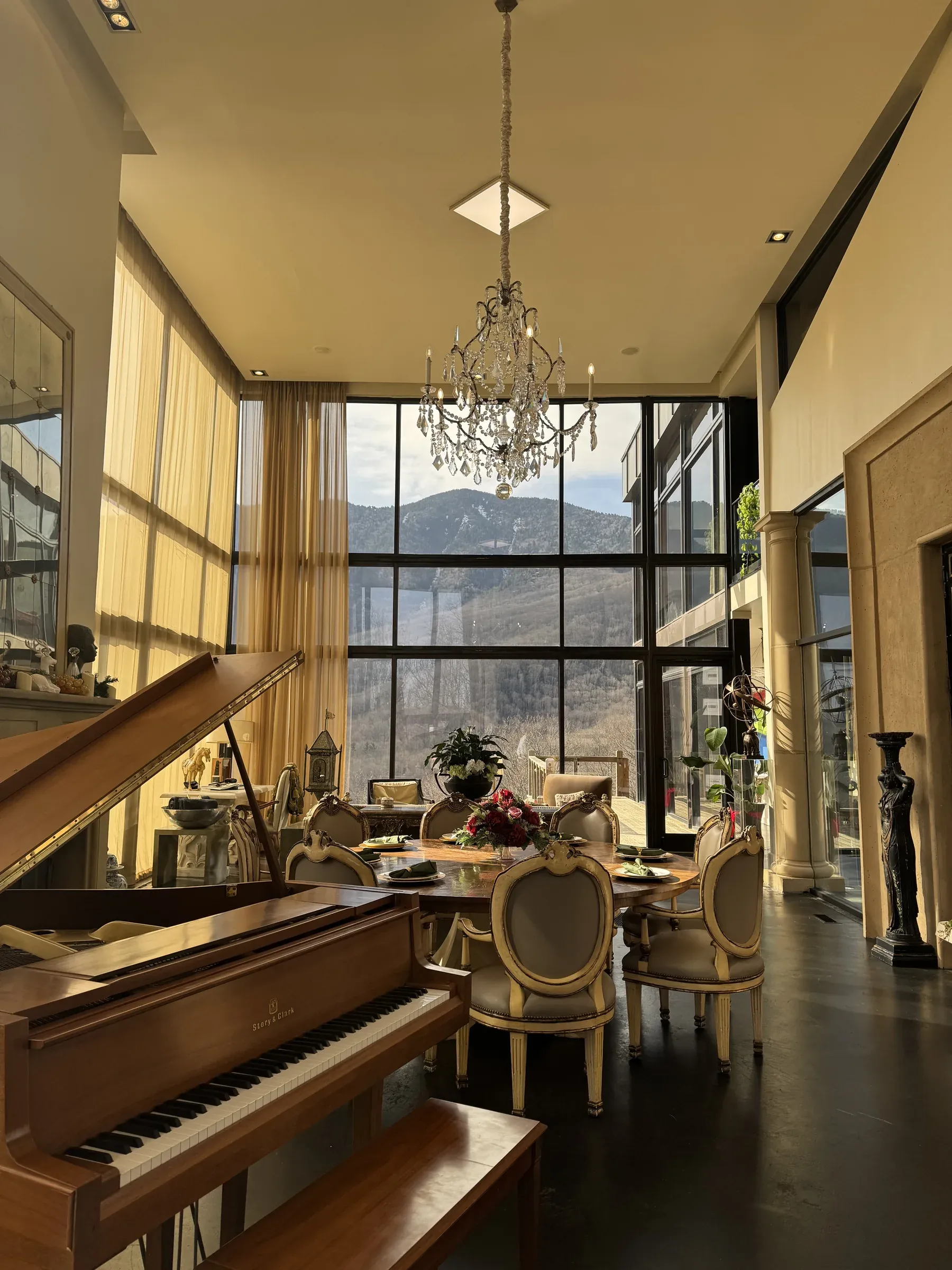 Interior event space at The Redstone Estate